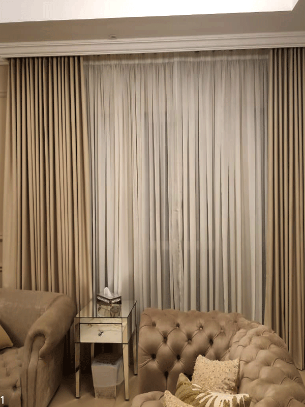 Sheer with Curtains