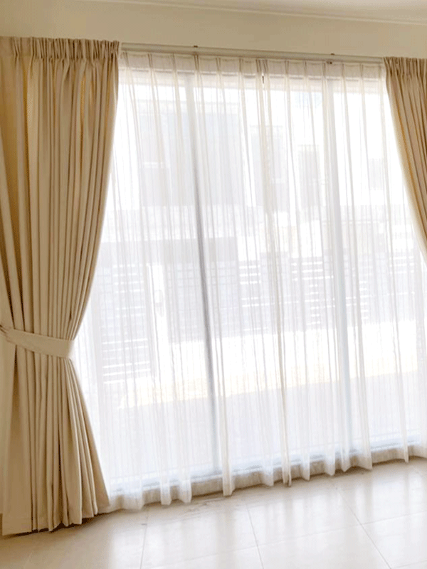 Sheer with Curtains