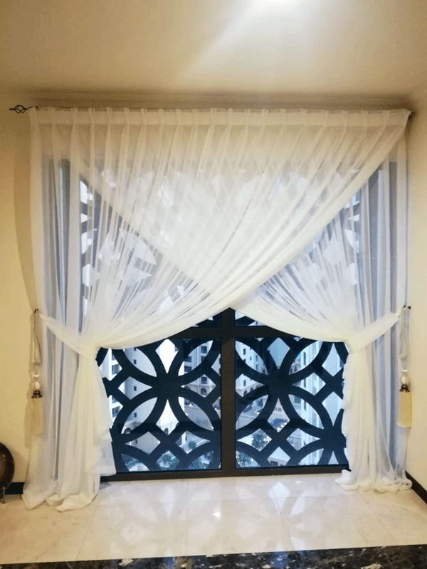 Sheer with Curtains